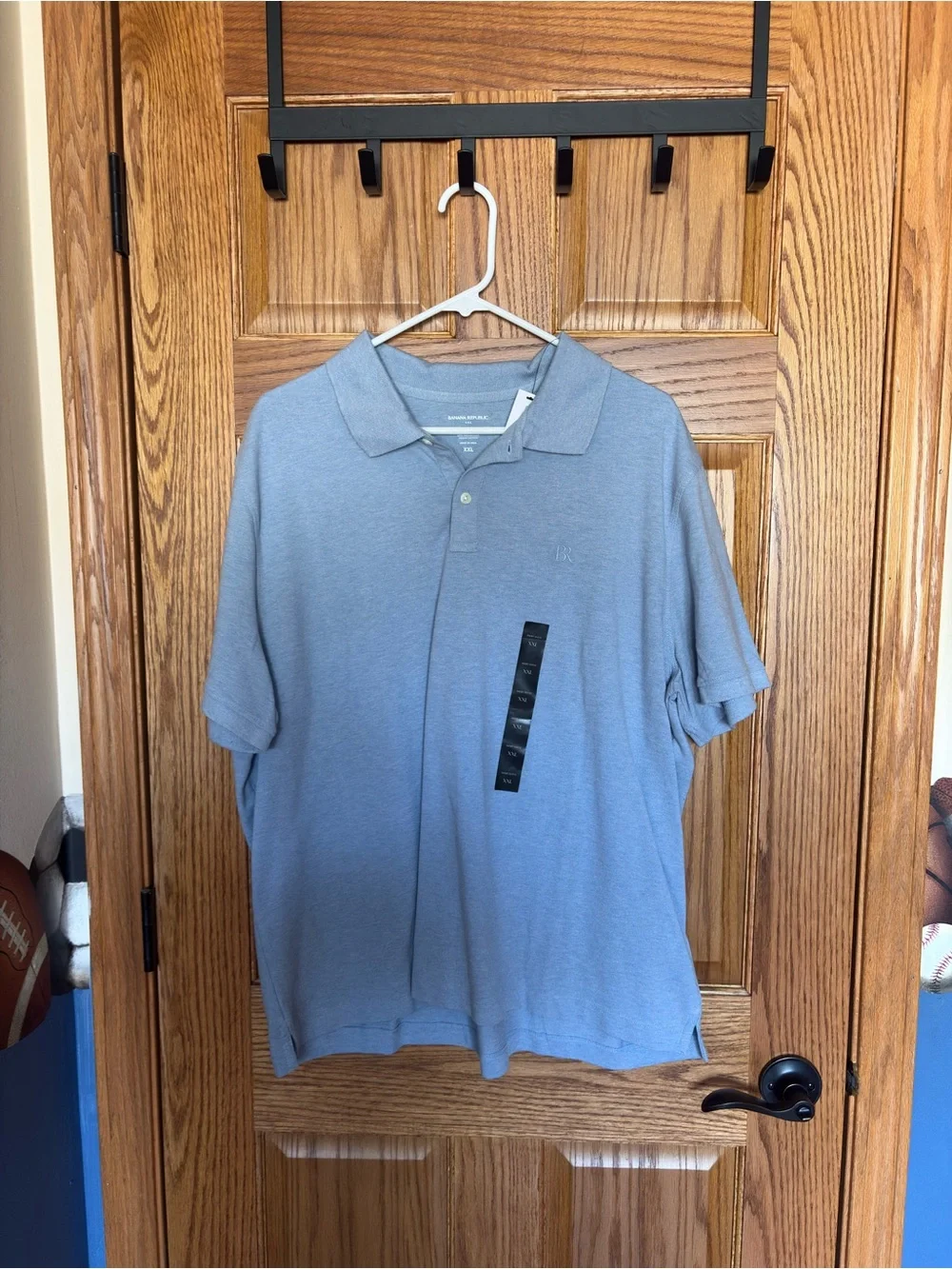 Banana Republic Men’s Light Blue Polo Shirt